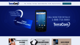 What Terracomwireless.com website looked like in 2020 (4 years ago)