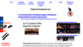 What Triple-r-products.com website looked like in 2020 (4 years ago)