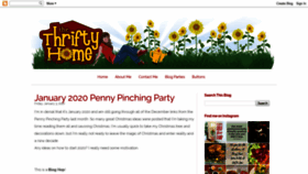 What Thethriftyhome.com website looked like in 2020 (4 years ago)
