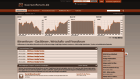 What Traderforum.de website looked like in 2020 (4 years ago)