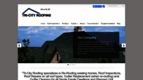What Tri-cityroofing.com website looked like in 2020 (4 years ago)