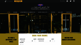 What Telalhotelapartments.ae website looked like in 2020 (4 years ago)