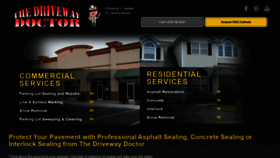What Thedrivewaydoctor.ca website looked like in 2020 (4 years ago)