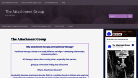What Theattachmentgroup.org website looked like in 2020 (4 years ago)