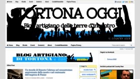 What Tortonaoggi.it website looked like in 2020 (4 years ago)