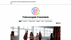 What Trekronergadefreinetskole.dk website looked like in 2020 (4 years ago)