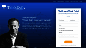 What Thinkdaily.com website looked like in 2020 (4 years ago)