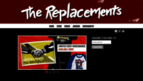 What Thereplacementsofficial.com website looked like in 2020 (4 years ago)