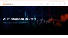 What Thomsonreuters.net website looked like in 2020 (4 years ago)