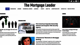 What Themortgageleader.com website looked like in 2020 (4 years ago)