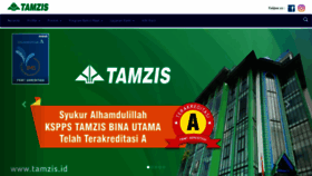 What Tamzis.id website looked like in 2020 (4 years ago)