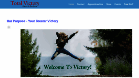 What Totalvictoryoutreach.com website looked like in 2020 (4 years ago)