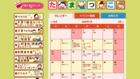 What Tamakko.jp website looked like in 2020 (4 years ago)