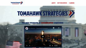 What Tomahawkstrategies.com website looked like in 2020 (4 years ago)