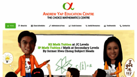 What Topmathtuition.com.sg website looked like in 2020 (4 years ago)