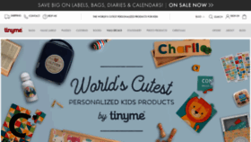 What Tinyme.com website looked like in 2020 (4 years ago)