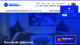 What Trinitas.tv website looked like in 2020 (4 years ago)