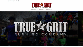 What Truegritrunningco.com website looked like in 2020 (4 years ago)