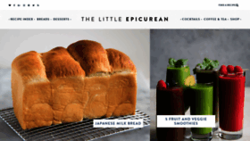 What Thelittleepicurean.com website looked like in 2020 (4 years ago)