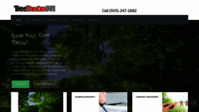 What Treedoctor911.com website looked like in 2020 (4 years ago)
