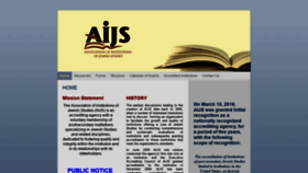 What Theaijs.com website looked like in 2020 (4 years ago)