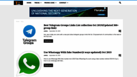 What Techtopic.net website looked like in 2020 (4 years ago)