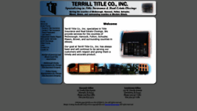 What Terrilltitle.com website looked like in 2020 (4 years ago)