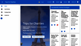 What Tripsforcharities.com website looked like in 2020 (4 years ago)