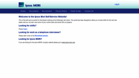 What Telephoneselfservice.ipsos-mori.com website looked like in 2020 (4 years ago)