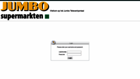 What Telewerken.jumbo.com website looked like in 2020 (4 years ago)
