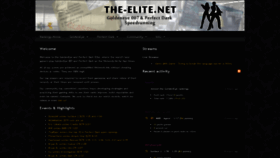 What The-elite.net website looked like in 2020 (4 years ago)