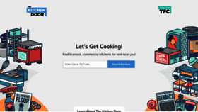 What Thekitchendoor.com website looked like in 2020 (5 years ago)