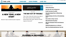What Thelife.com website looked like in 2020 (4 years ago)