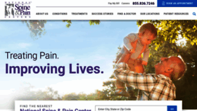 What Treatingpain.com website looked like in 2020 (4 years ago)