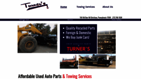 What Turnerstowingandsalvage.com website looked like in 2020 (4 years ago)