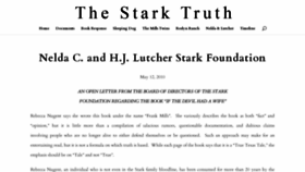 What Thestarktruth.org website looked like in 2020 (6 years ago)