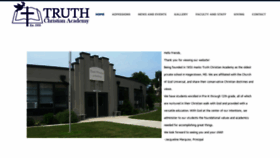 What Truthchristianacademy.info website looked like in 2020 (4 years ago)