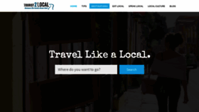 What Tourist2local.net website looked like in 2020 (4 years ago)