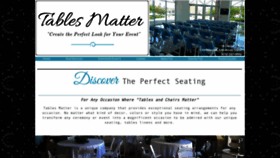 What Tablesmatter.com website looked like in 2020 (4 years ago)