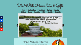 What Thewhiteheronfl.com website looked like in 2020 (4 years ago)