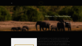 What Thementalelephant.com website looked like in 2020 (4 years ago)