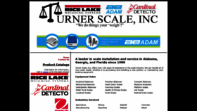 What Turnerscaleinc.com website looked like in 2020 (4 years ago)
