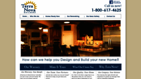 What Terranovabuilders.com website looked like in 2020 (4 years ago)