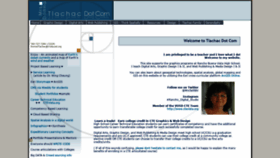 What Tlachac.com website looked like in 2020 (4 years ago)
