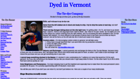 What Tie-dyes.com website looked like in 2020 (4 years ago)