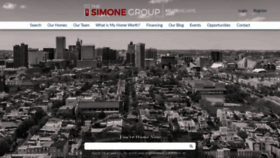 What Thesimonegroup.com website looked like in 2020 (4 years ago)