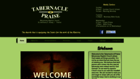 What Tabernacleofpraisedallas.org website looked like in 2020 (4 years ago)