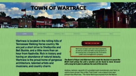 What Townofwartrace.com website looked like in 2020 (4 years ago)