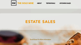 What Thegoldmineantiques.com website looked like in 2020 (4 years ago)