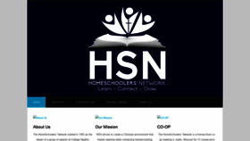What Thehomeschoolersnetwork.com website looked like in 2020 (4 years ago)